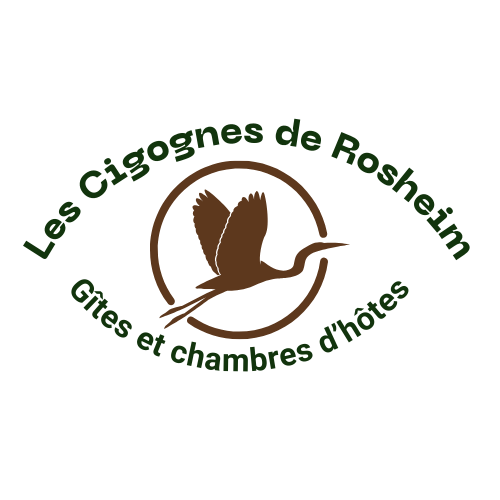 Logo de l'établissement : Les Cigognes de Rosheim, gîtes et chambre d'hôtes à Rosheim en Alsace.