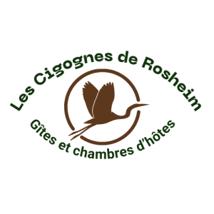 Logo de l'établissement : Les Cigognes de Rosheim, gîtes et chambre d'hôtes à Rosheim en Alsace.
